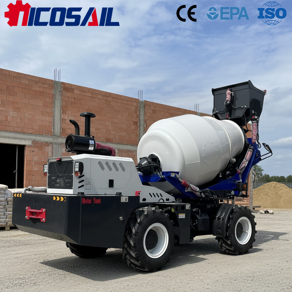 Concrete Mixer Small - Kleine betonmixer CE-gekeurd Euro 5 Stabiele