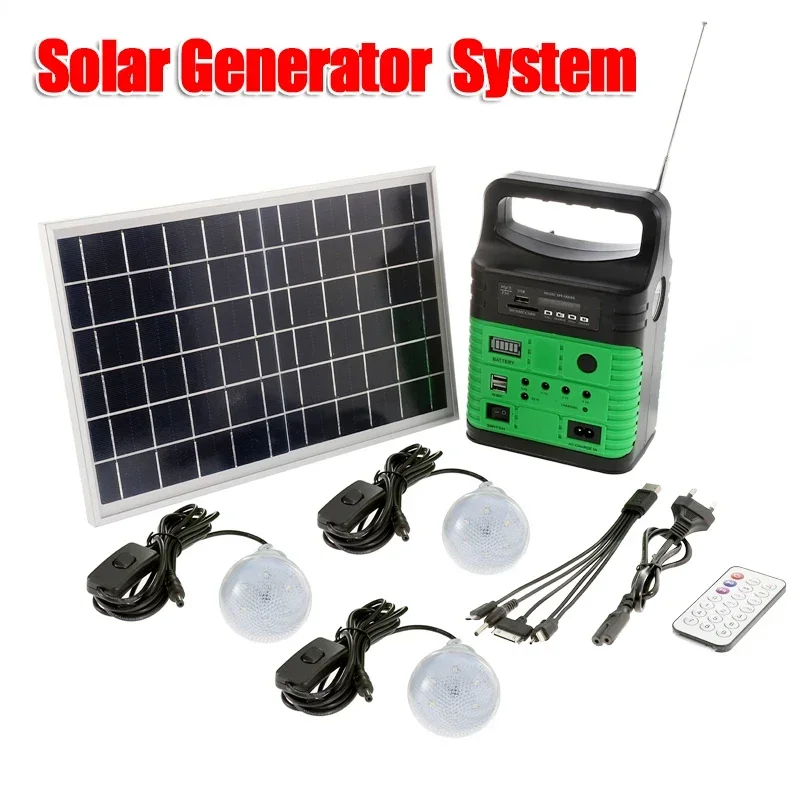Outdoor Power Distribution Panel - Draagbare Camping Zonne-Energie Generator Systeem Zonnepanelen