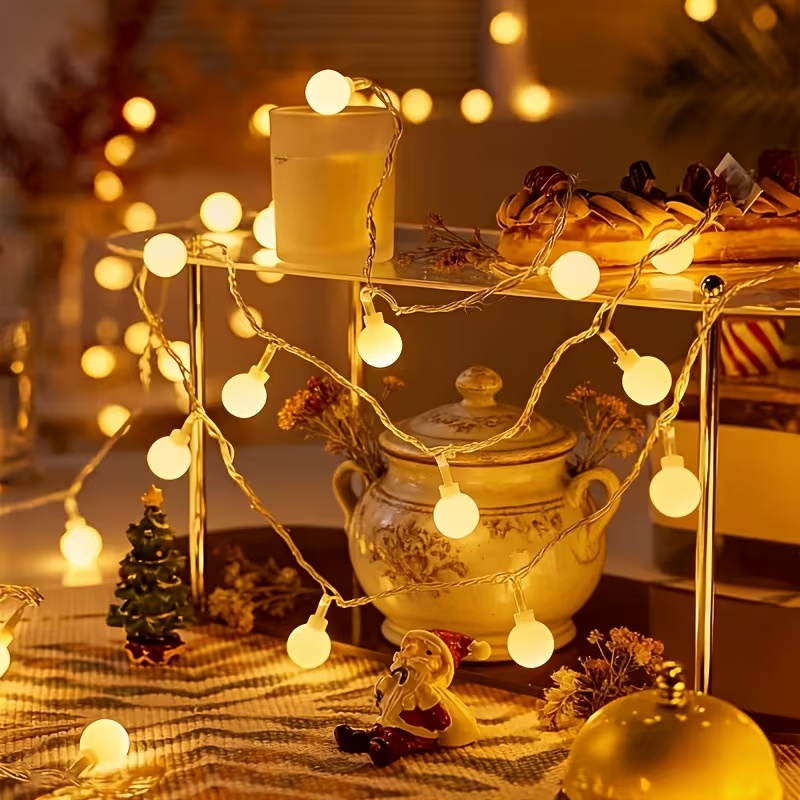 Outdoor Power For Christmas Lights - 10M USB/Batterij Power Ball LED Fairy