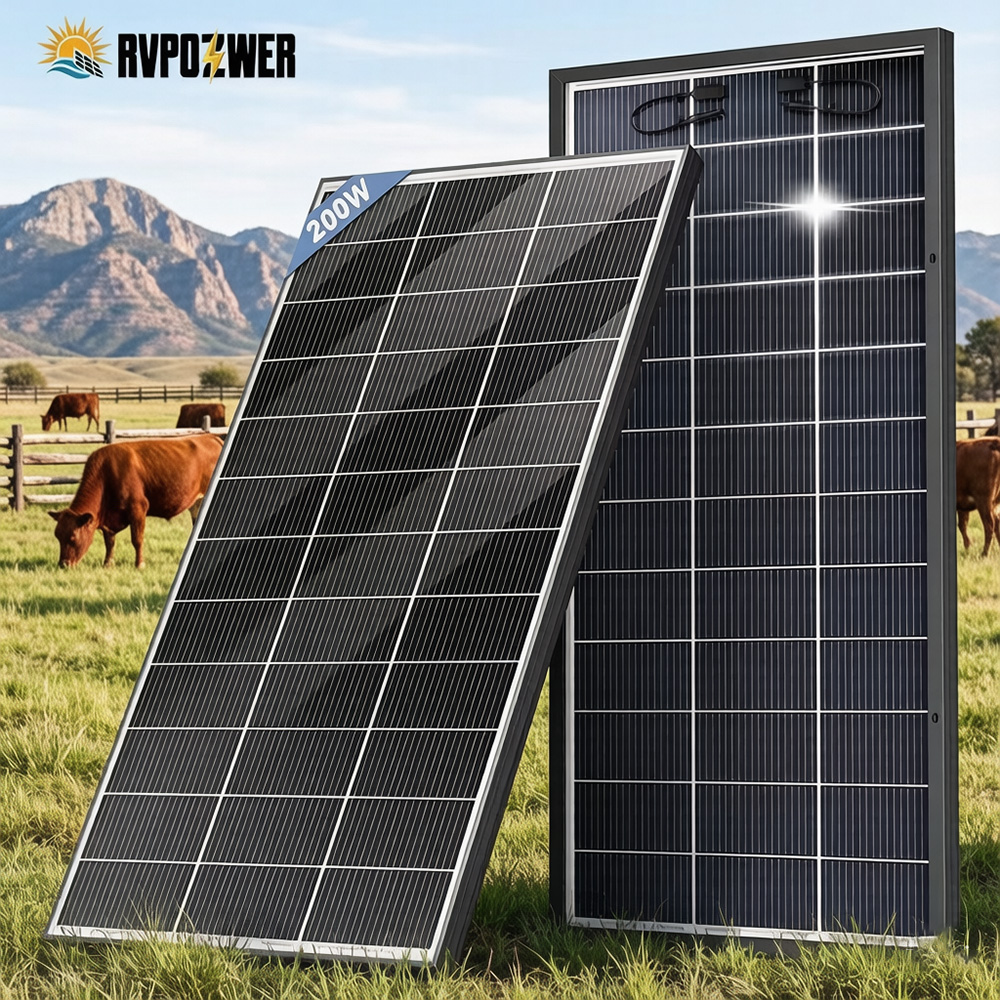 Outdoor Power Distribution Panel - RVPOZWER Bifaciaal Zonnepaneel 16BB N-Type Mono