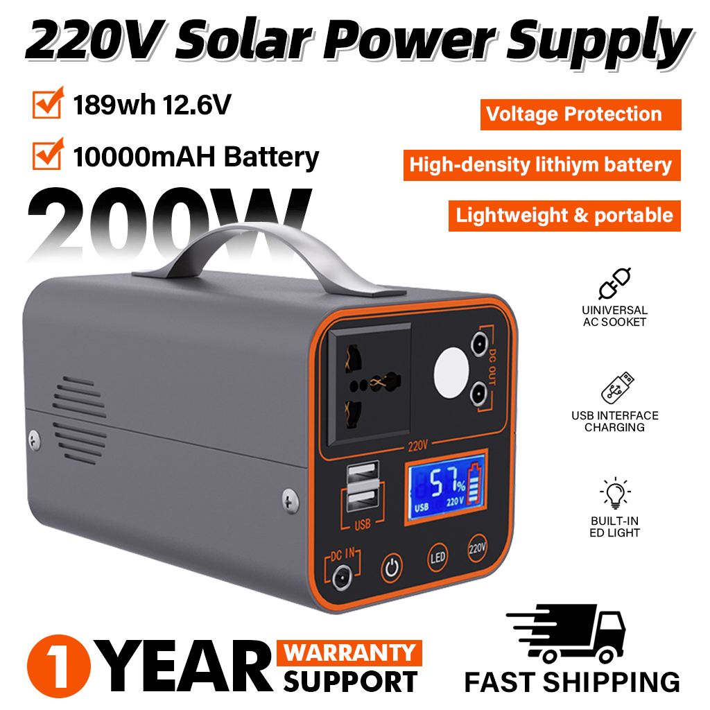 Outdoor Power Bank With Ac Outlet - 200W Draagbare Power Station 220V met