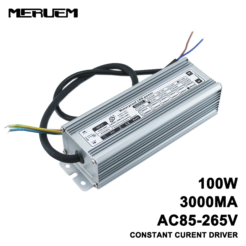 Outdoor Power Transformer - 100W IP65 Waterdichte Led Driver, AC85-265V