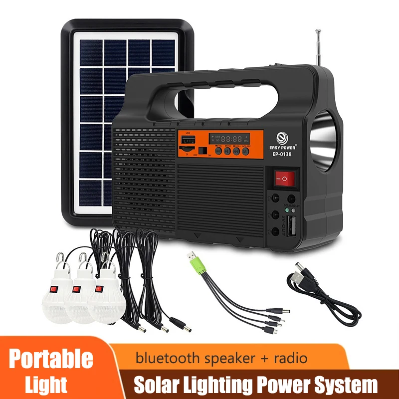 Outdoor Power Distribution Panel - Outdoor draagbaar zonne-verlichtingssysteem Power Generator 6W