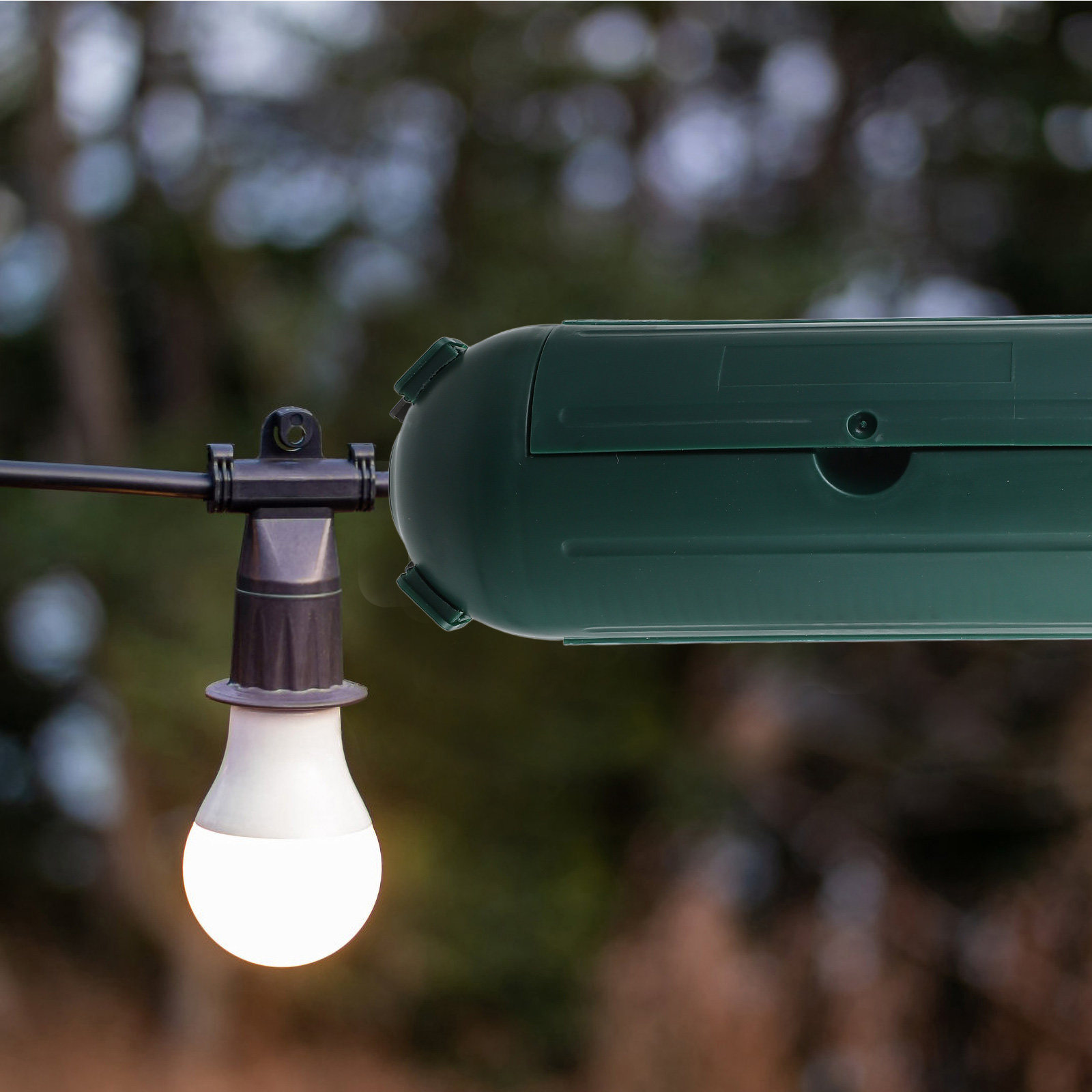 Outdoor Power Strip With Cover - Verlengsnoer Veiligheidsaansluitdoos Verbeterde klauwen Buiten waterdichte