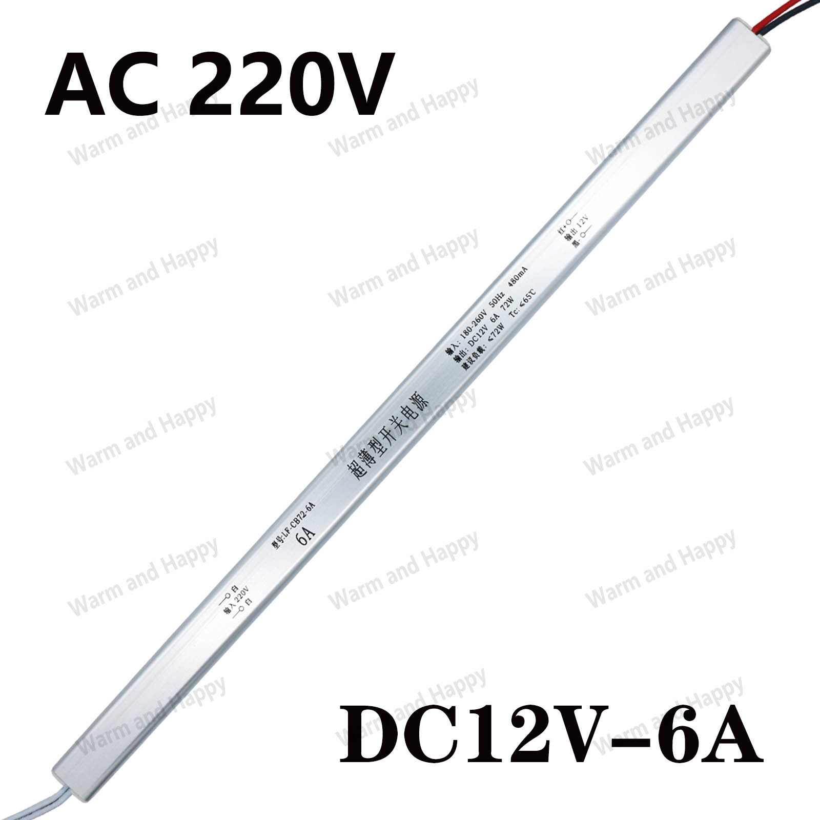 Outdoor Power Transformer - 12V 24V Strip Voeding 100W 72W