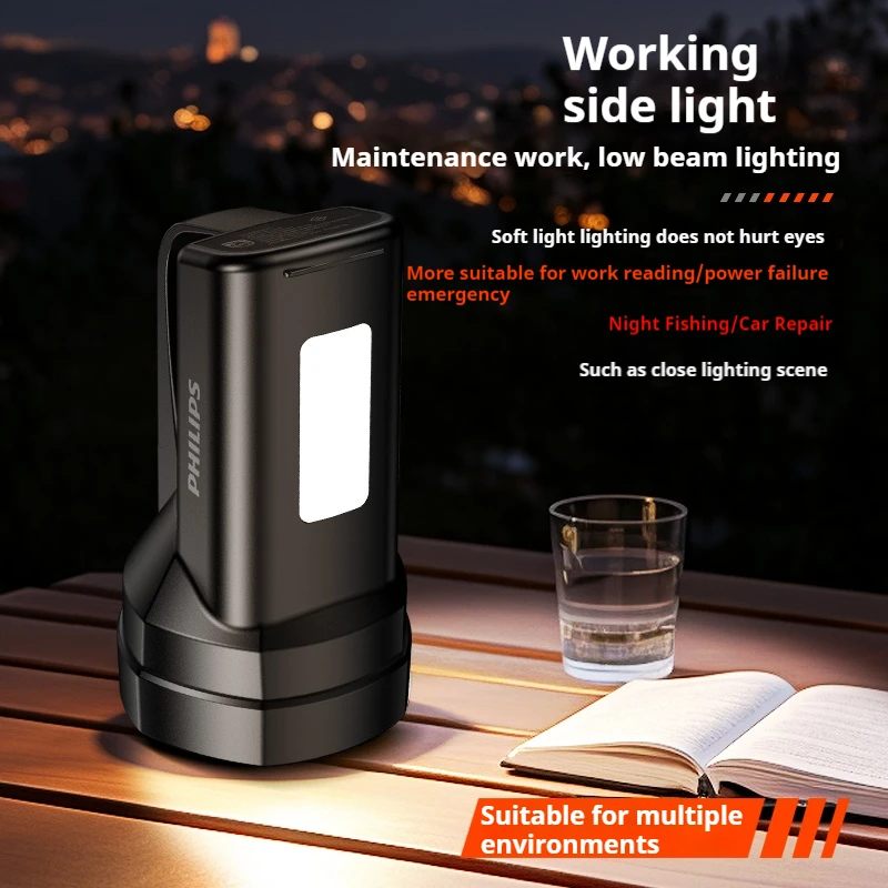 Outdoor Power Usb - Nieuwe Philips SFL3121 USB oplaadbare zaklamp,