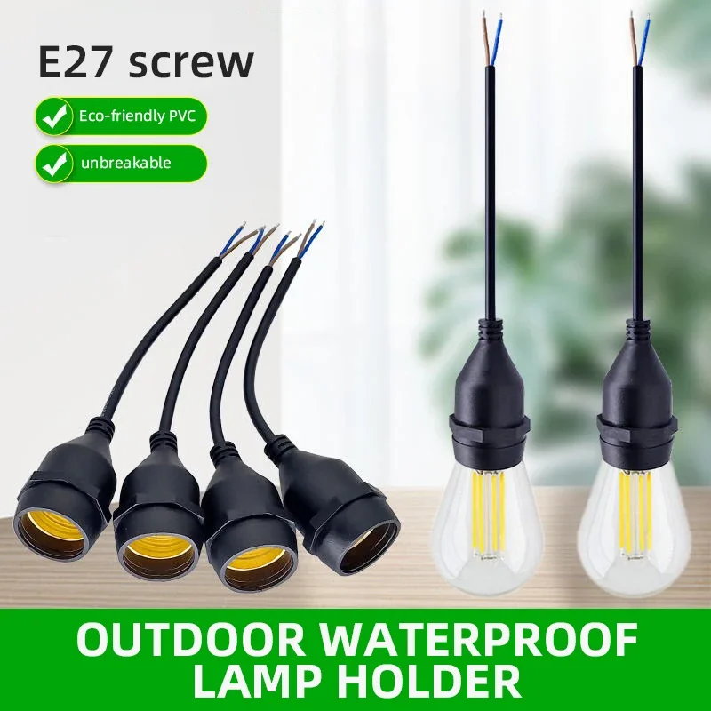 Outdoor Power Rack - Universele E27 lamphouder met snoer, waterdicht