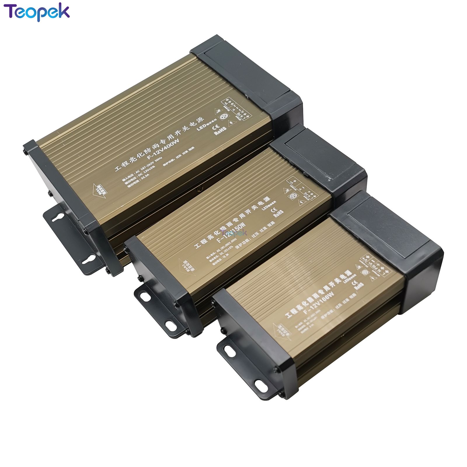 Outdoor Power Transformer - Regendicht Schakelende Voeding IP43 DC12V 60W