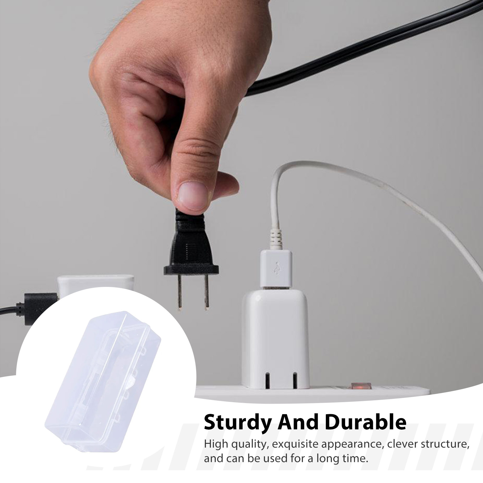 Outdoor Power Strip With Cover - Waterdichte elektrische kasten Outdoor universele projectbehuizing
