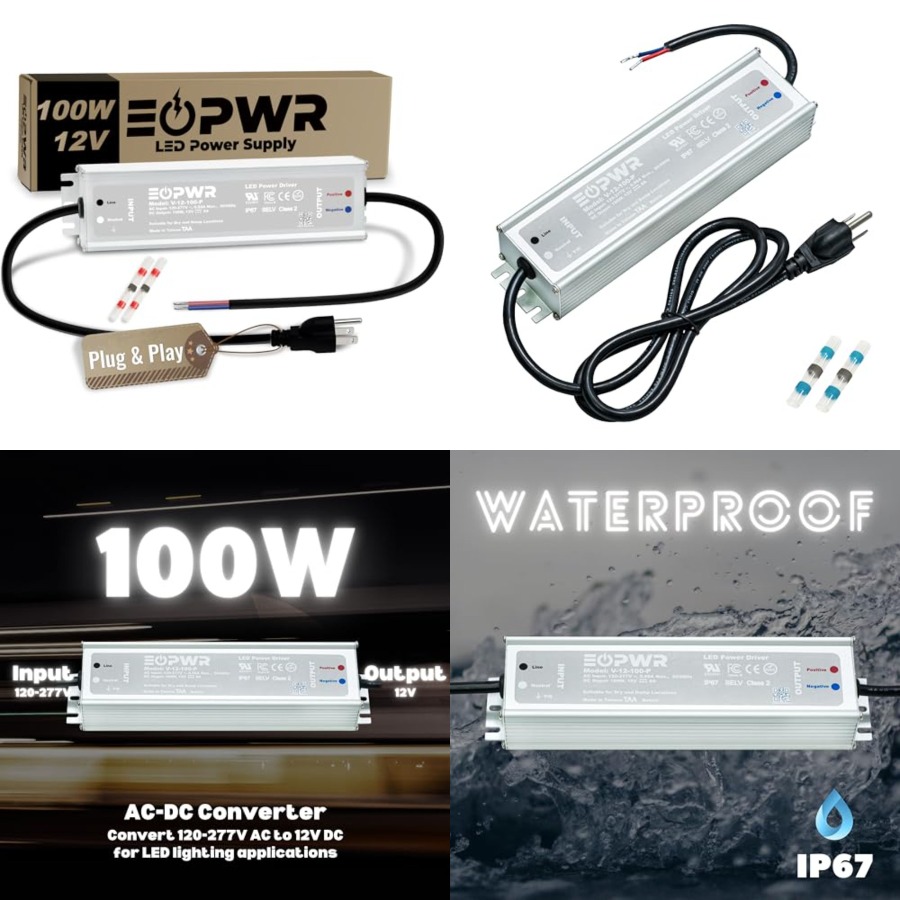 Outdoor Power Adapter - LED Driver Waterdichte IP67 Voeding AC120-277V