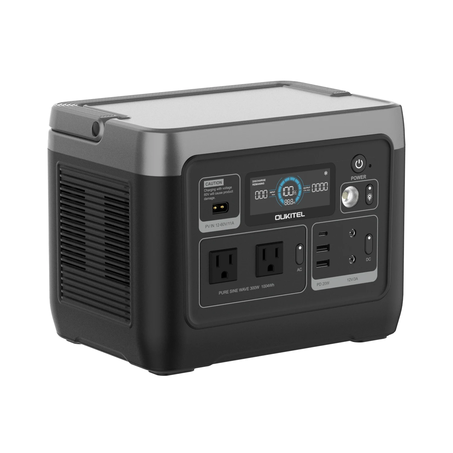 Outdoor Power Bank With Ac Outlet - 1004Wh 1KWh Draagbare Powerbank Zonnegenerator Met