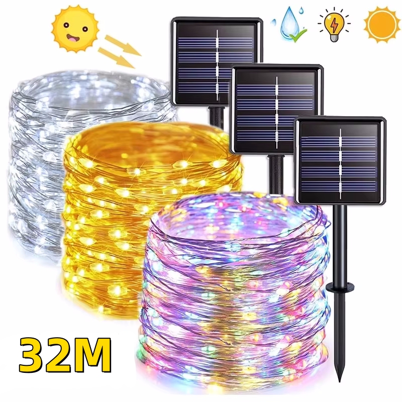 Outdoor Power For Christmas Lights - 32M 300Leds Outdoor Waterdichte Solar Led