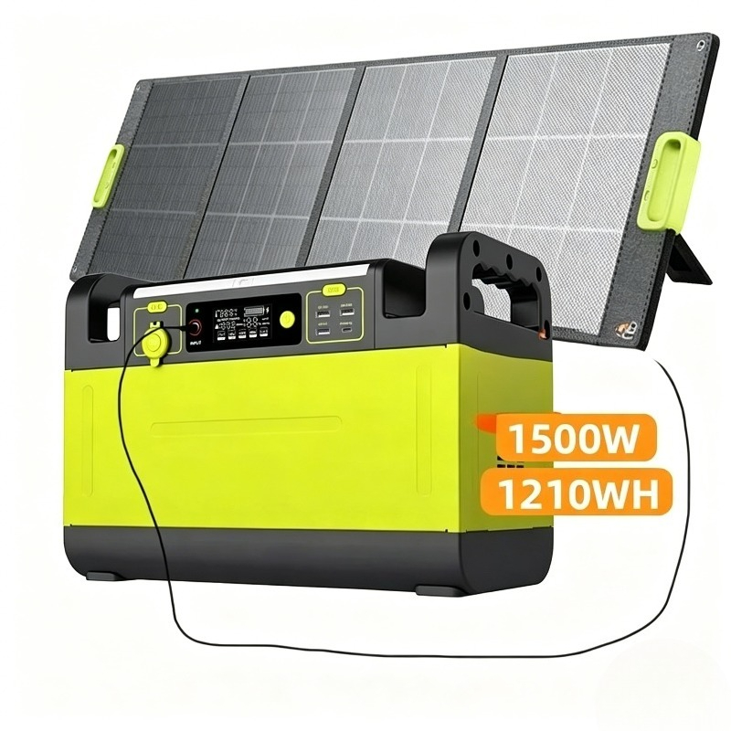 Outdoor Power Bank With Ac Outlet - 1500 watt draagbare powerbank powerstation met