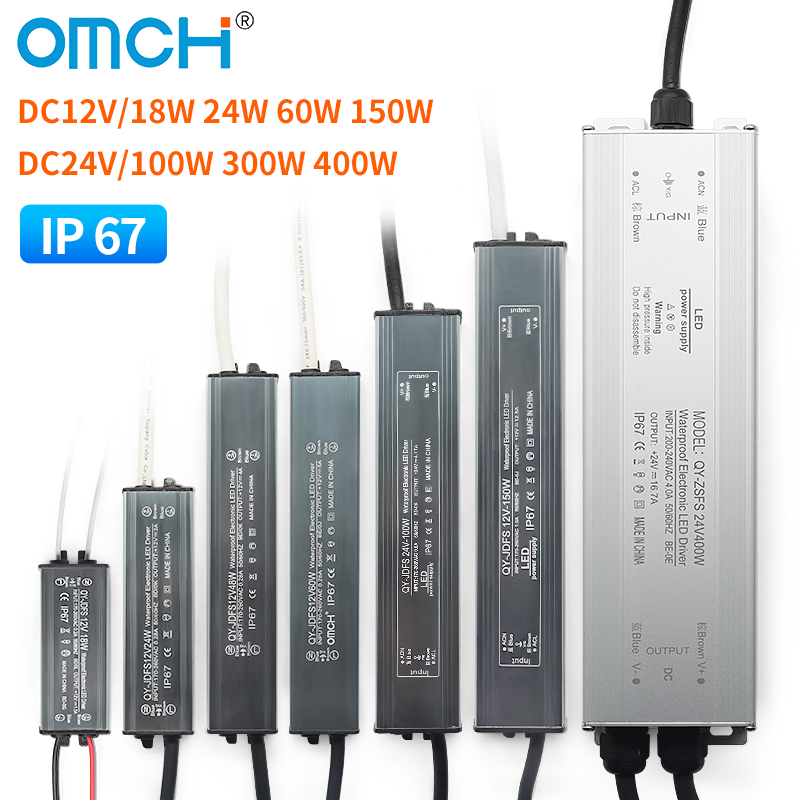 Outdoor Power Transformer - OMCH IP67 waterdichte voeding verlichtingstransformator AC110V-220V