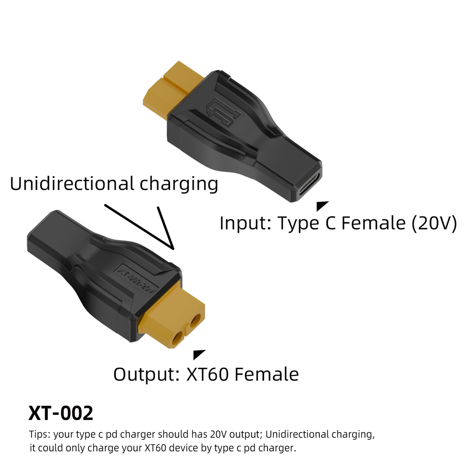 Outdoor Power Adapter Usb C - USB C naar XT60 Adapter Converter