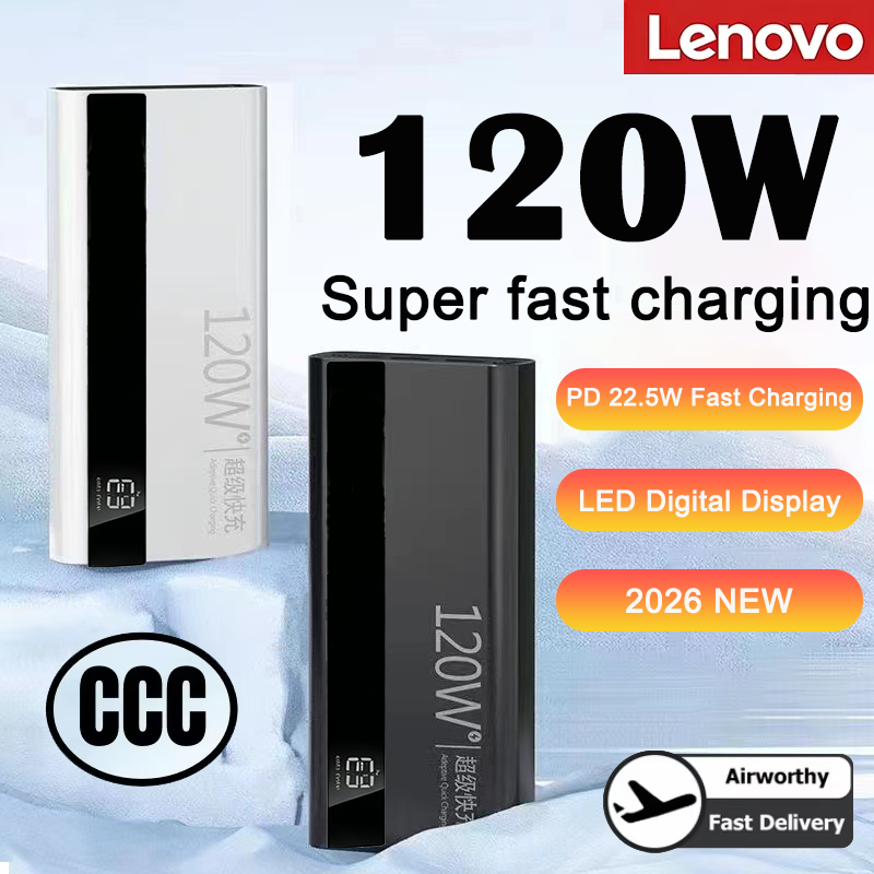 Outdoor Power Adapter Usb C - Lenovo 1000000mAh Grote Capaciteit Powerbank 120W