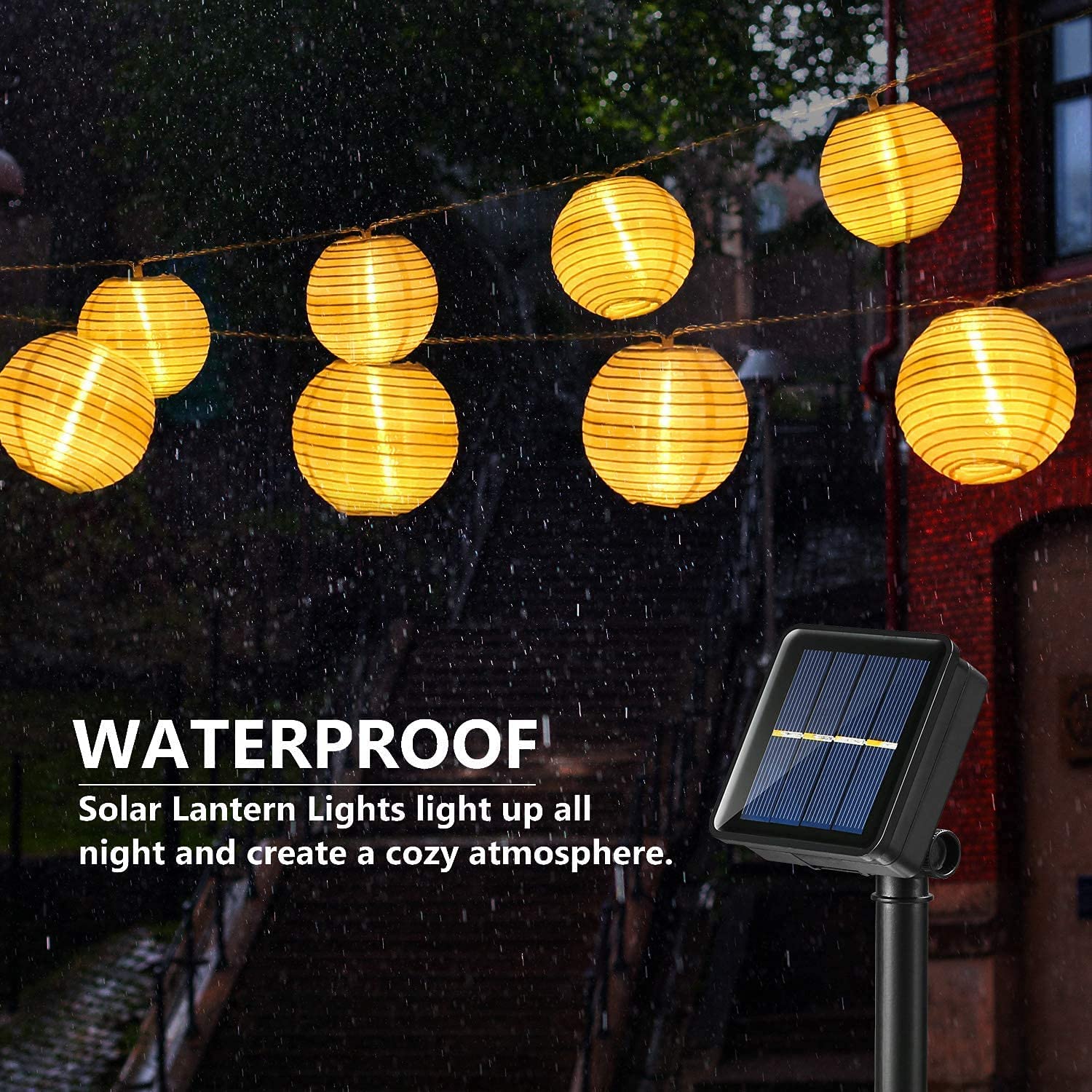 Waterdichte Lantaarn Solar Str - Outdoor Power For Christmas Lights recensie en prijs