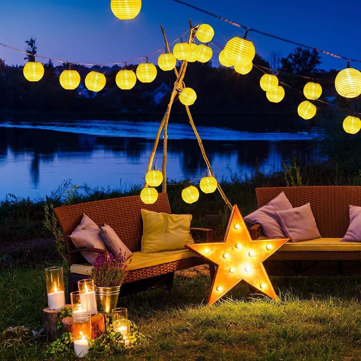 Waterdichte Lantaarn Solar Str - Outdoor Power For Christmas Lights recensie en prijs