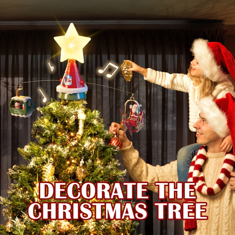 Kerstboom Top Roterende carrou - Outdoor Power For Christmas Lights recensie en prijs