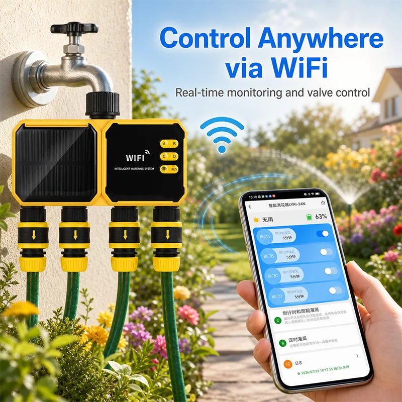 Zonne-aangedreven WiFi slimme  - Power Zone Outdoor Timer recensie en prijs