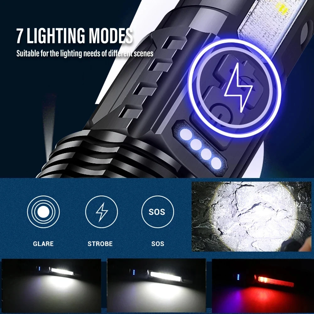 Krachtige LED-zaklamp Oplaadba - Outdoor Power For Camping recensie en prijs