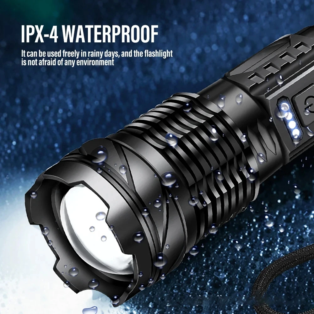Krachtige LED-zaklamp Oplaadba - Outdoor Power For Camping recensie en prijs