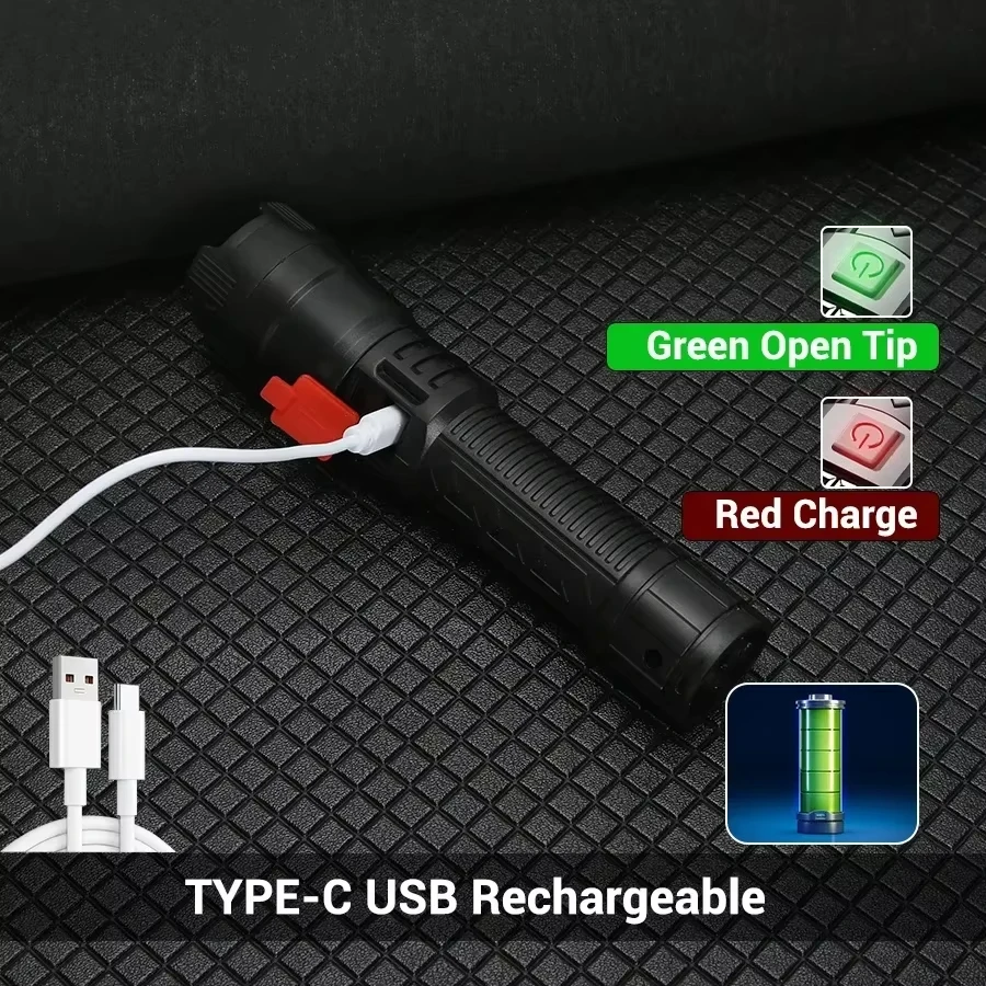 Hoge Sterke Power Led Zaklampe - Outdoor Power Usb recensie en prijs