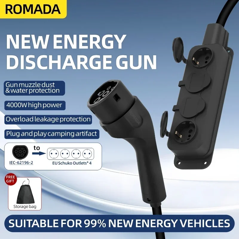 Draagbare 16A 4KW Elektrische  - Outdoor Power Adapter recensie en prijs