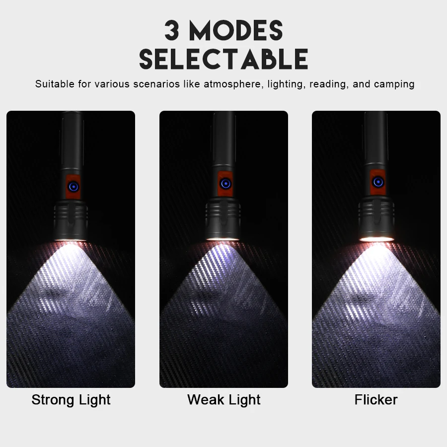 Krachtige LED-zaklamp Oplaadba - Outdoor Power For Camping recensie en prijs