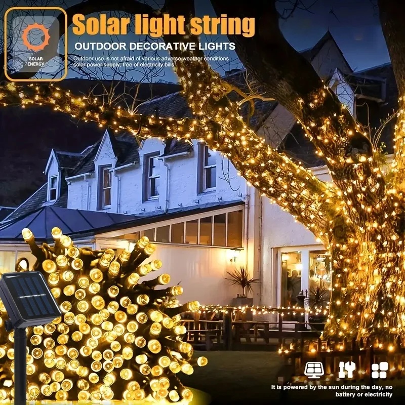 LED Solar-aangedreven buitenve - Outdoor Power For Christmas Lights recensie en prijs