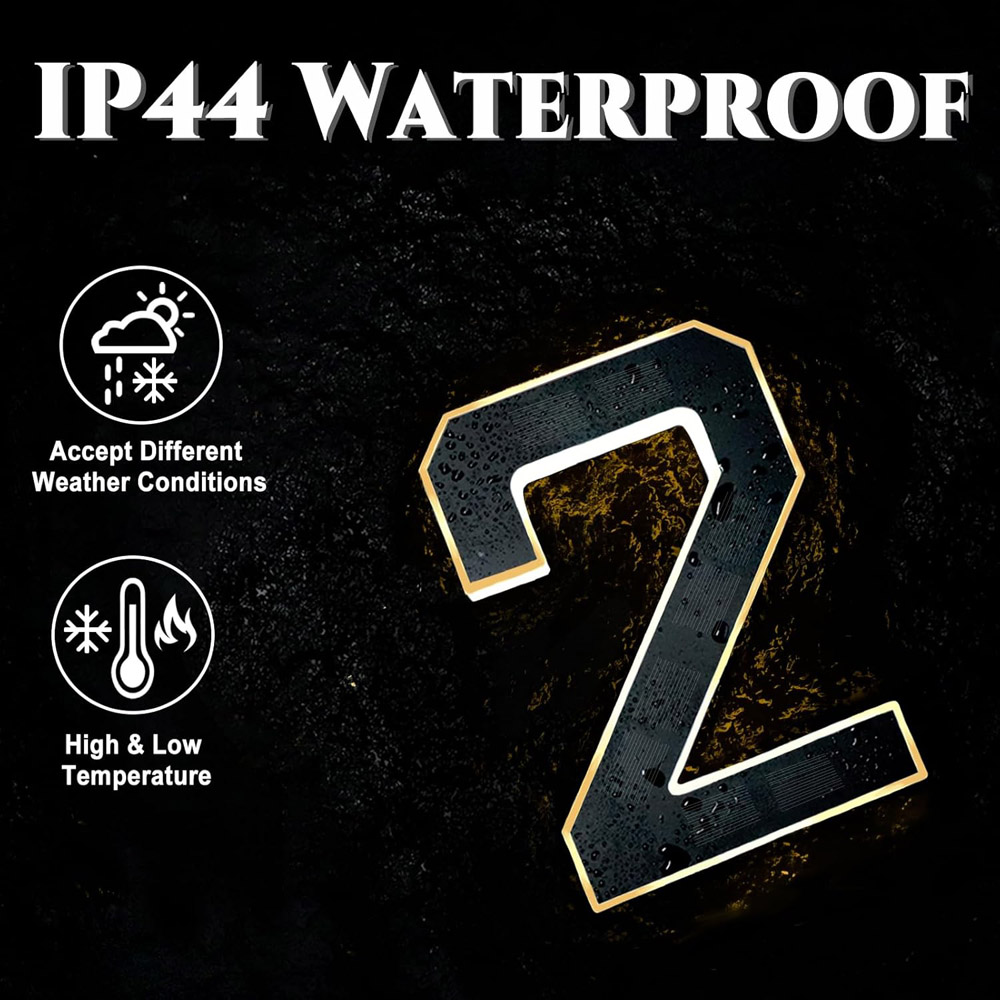12CM op zonne-energie werkende - Outdoor Power Number recensie en prijs