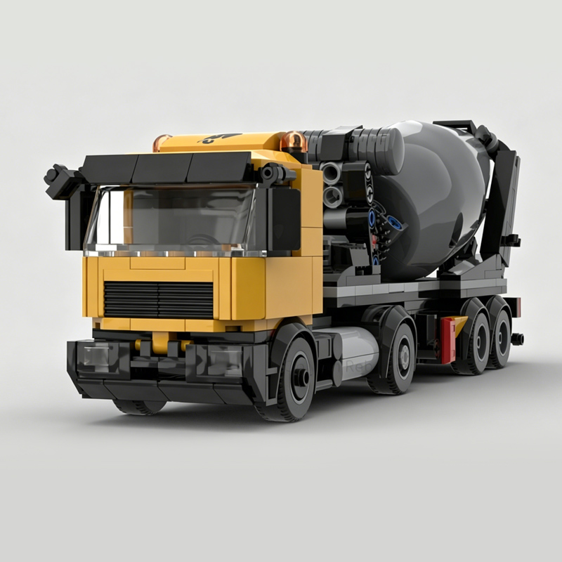 Stadsautomodel MOC Bouwstenen  - Concrete Mixer Small recensie en prijs