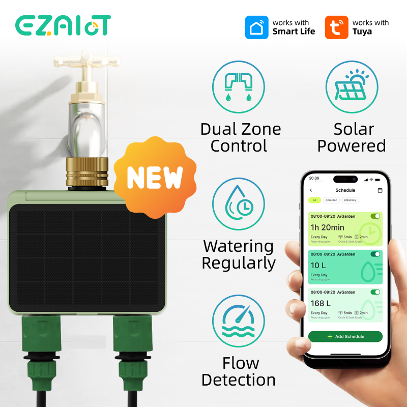 WiFi 2-zone automatische sproe - Power Zone Outdoor Timer recensie en prijs