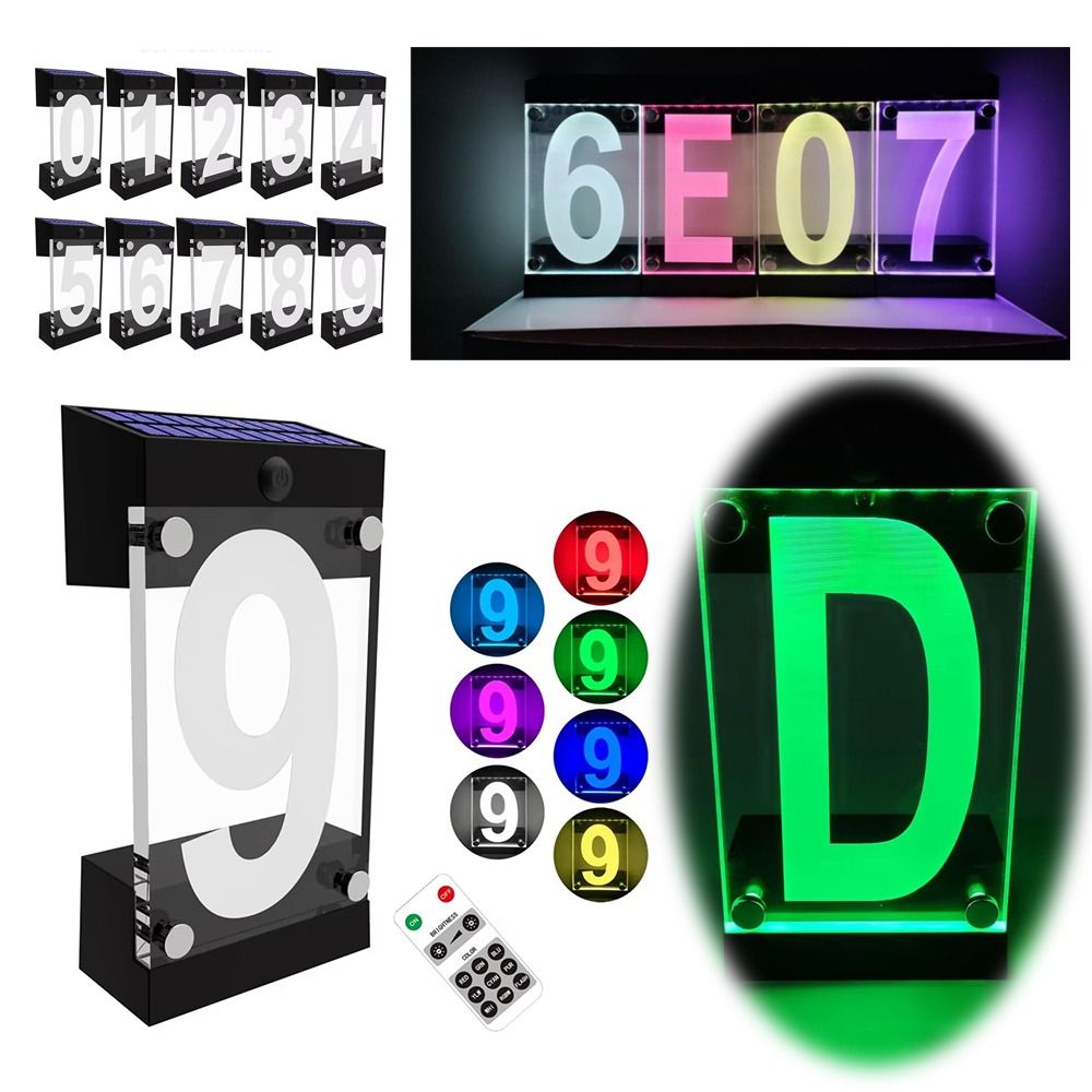 IP55 waterdicht huisnummerbord - Outdoor Power Number recensie en prijs