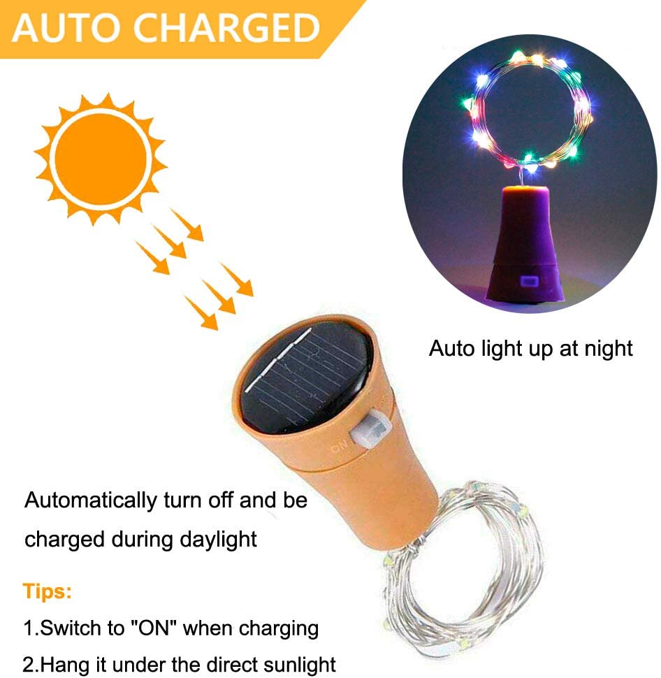 Zonne Wijnfles Led String Fee  - Outdoor Power For Christmas Lights recensie en prijs