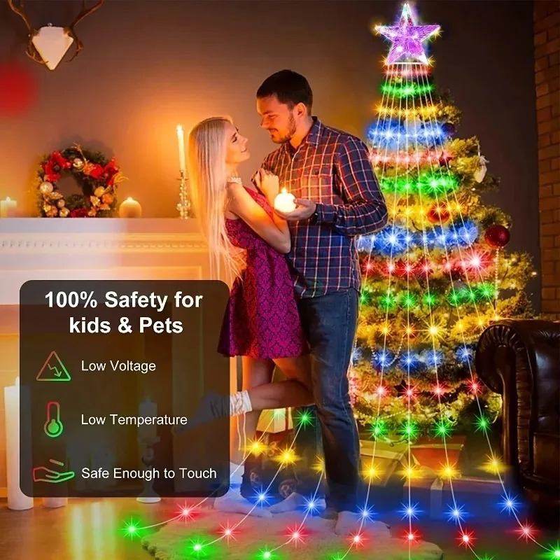 USB-aangedreven Star Waterfall - Outdoor Power For Christmas Lights recensie en prijs