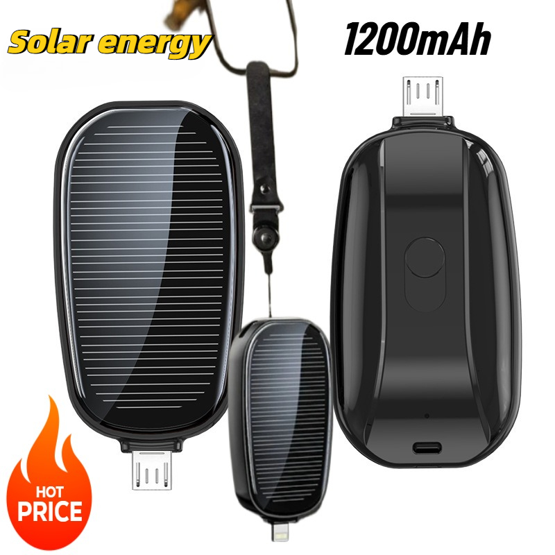 1200mAh Solar Mini Power Bank  - Outdoor Power Distribution Panel recensie en prijs