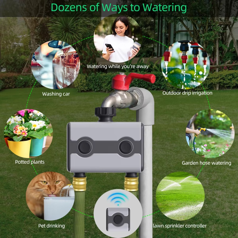 Analoge tuin watertimer met re - Power Zone Outdoor Timer recensie en prijs