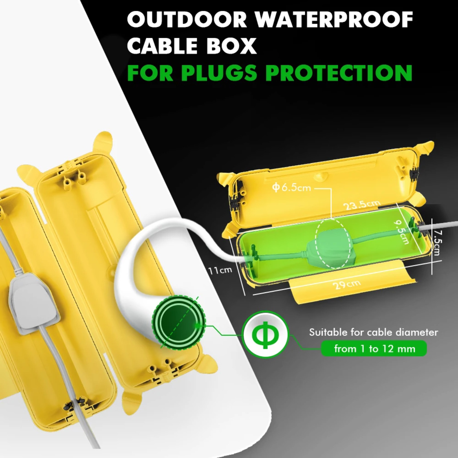 IP44 Buitenverlengsnoerhoes 29 - Outdoor Power Strip With Cover recensie en prijs
