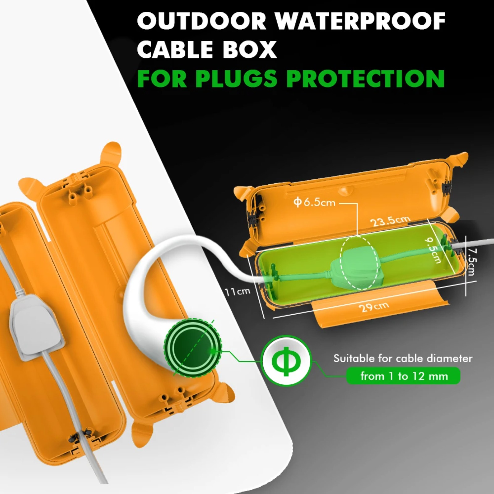IP44 Buitenverlengsnoerhoes 29 - Outdoor Power Strip With Cover recensie en prijs