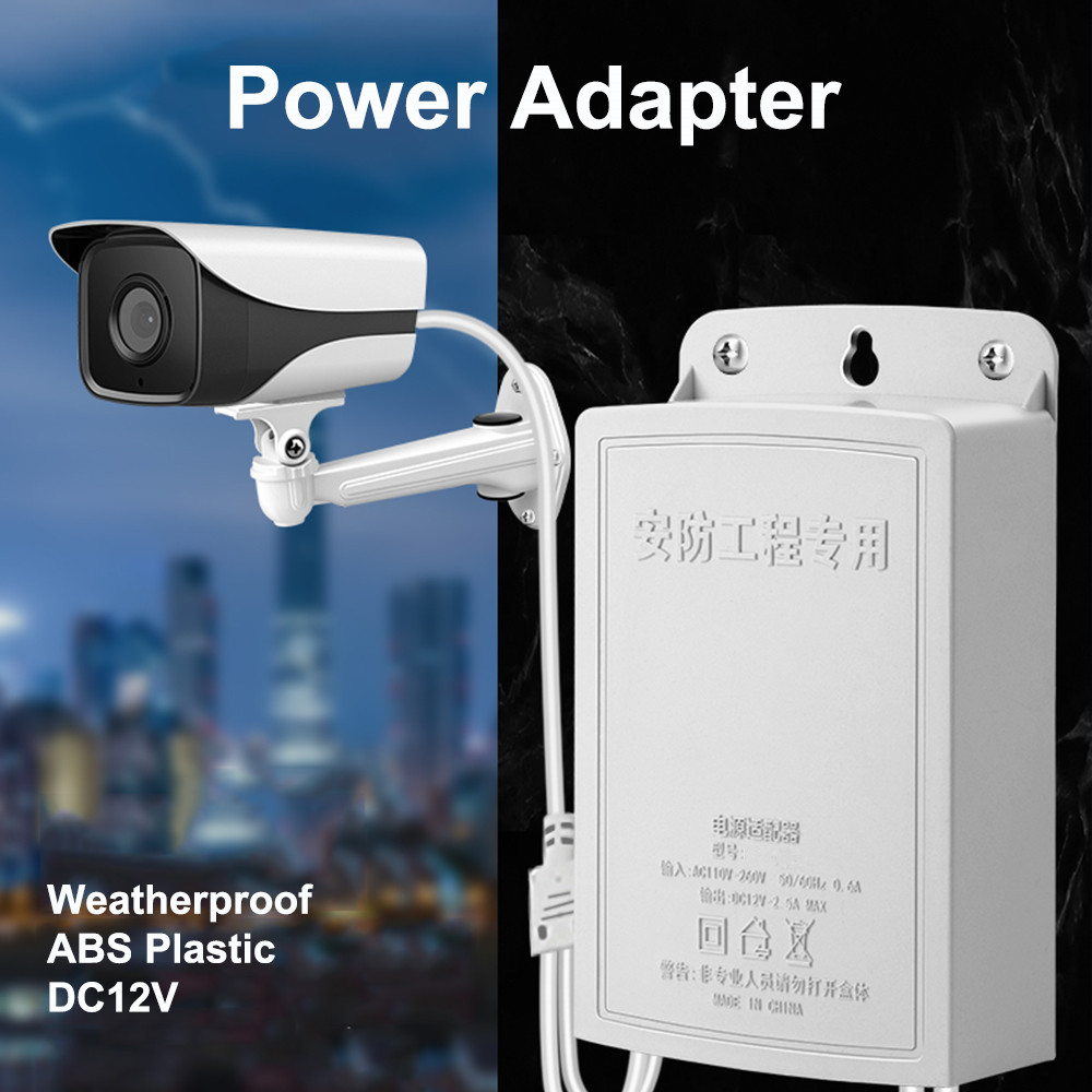 DC 12V 2.5A Outdoor Waterdicht - Outdoor Power Adapter recensie en prijs