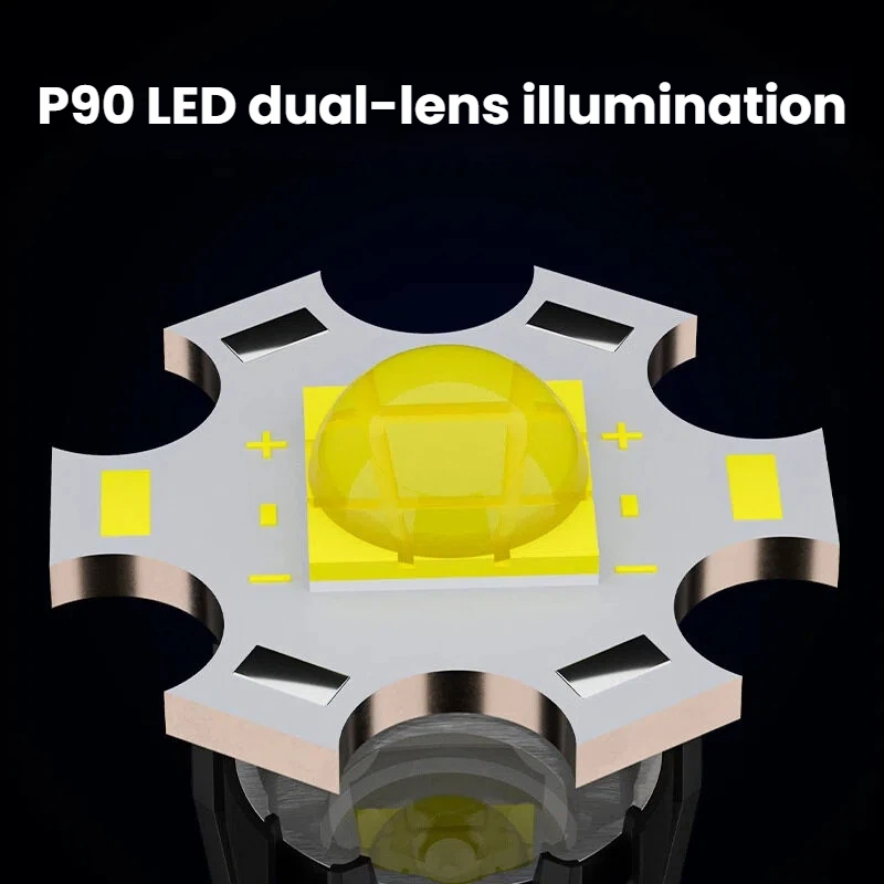 Krachtige P90 LED-zaklamp TYPE - Outdoor Power For Camping recensie en prijs