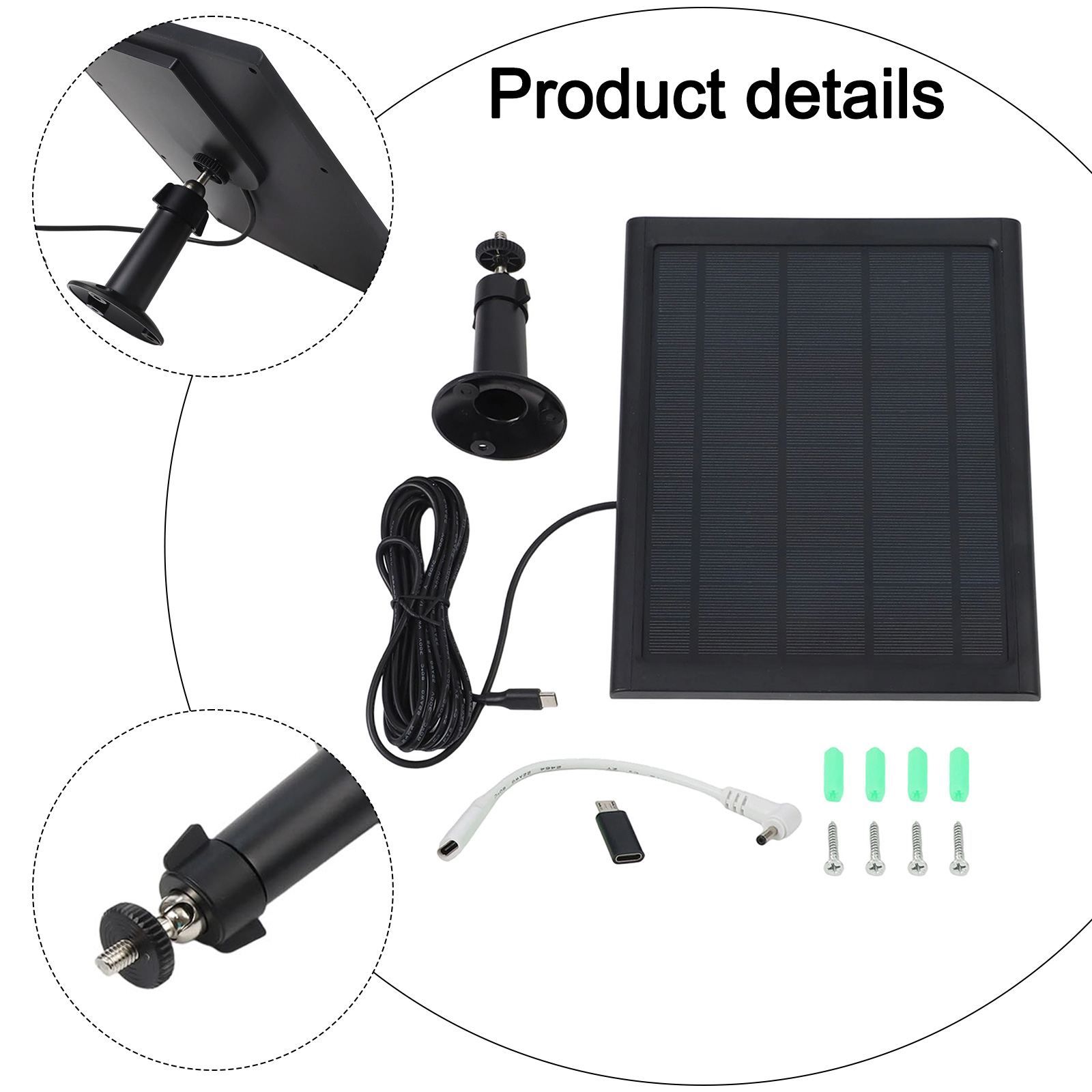 Voor Ring-apparaten Zonnelader - Outdoor Power Adapter recensie en prijs