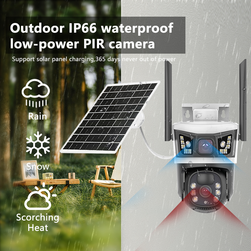 12MP 6K Solar Beveiligingscame - Outdoor Power Distribution Panel recensie en prijs