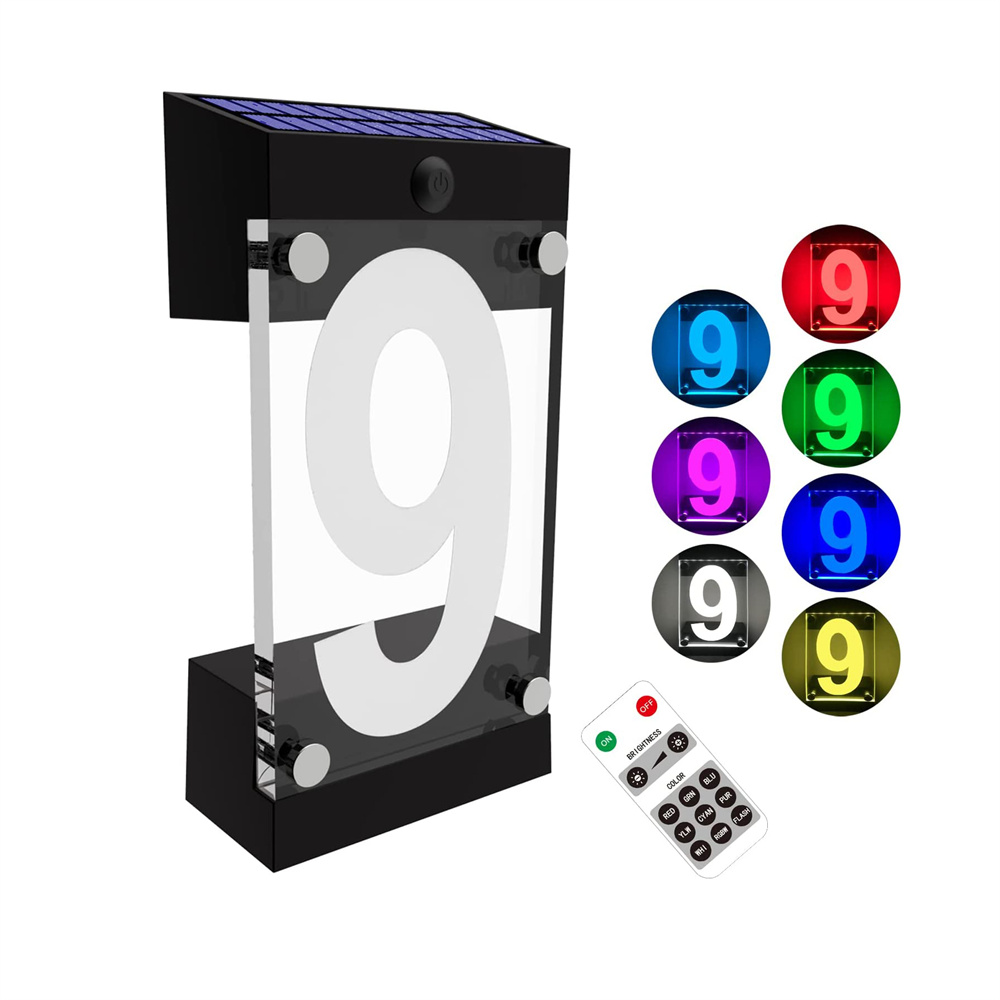 Zonne-energie RGB-kleur huisnu - Outdoor Power Number recensie en prijs