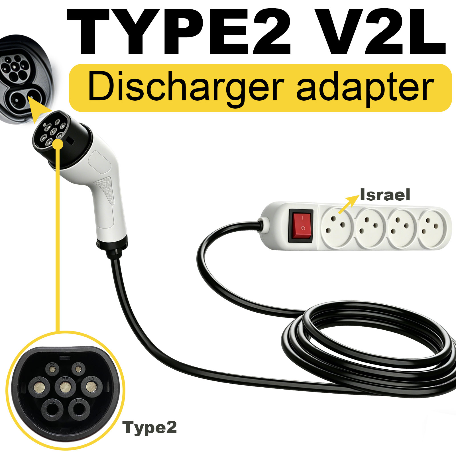 Type2 V2L-ontladingsadapter Is - Outdoor Power Adapter recensie en prijs
