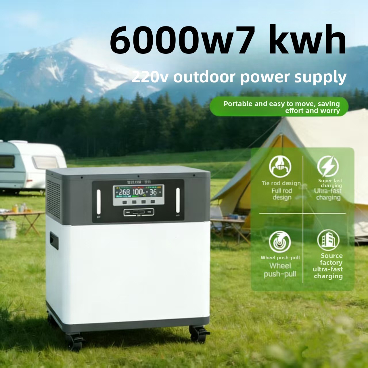 Lithium-ionbatterij Mobiele bu - Outdoor Power For Camping recensie en prijs