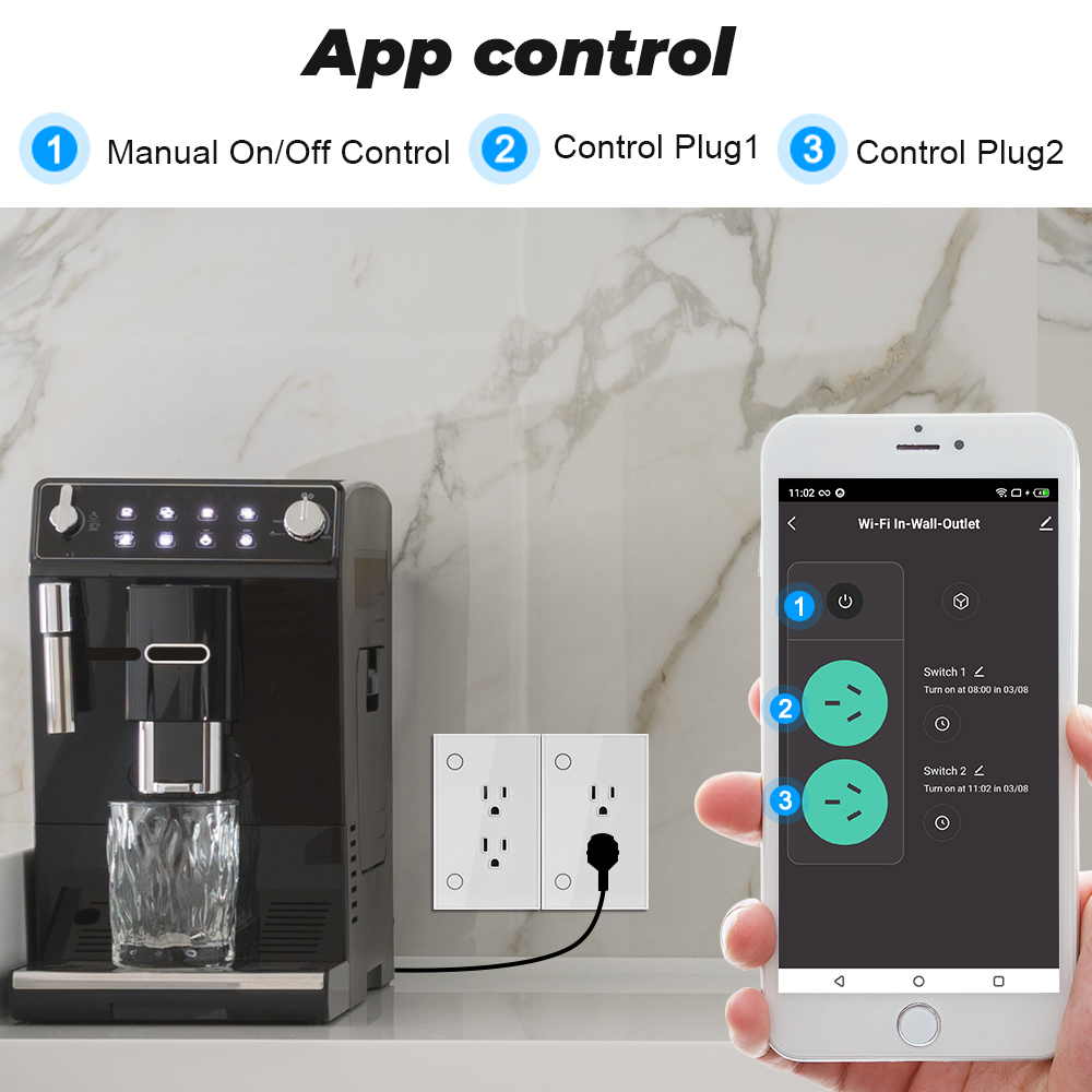 16A Tuya Wifi Socket Us Plug O - Outdoor Power Socket recensie en prijs