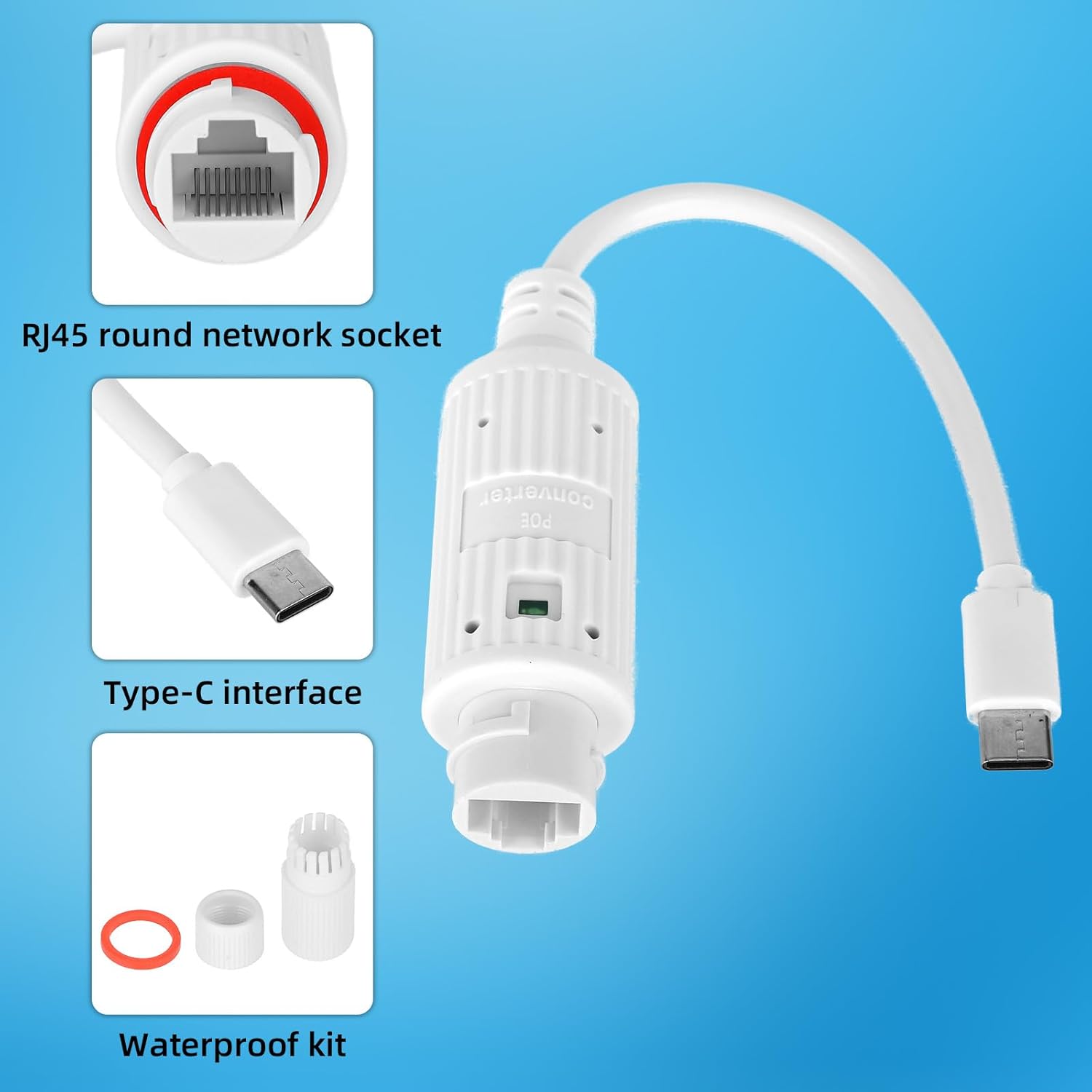 POE naar USB-C stroomconverter - Outdoor Power Adapter Usb C recensie en prijs