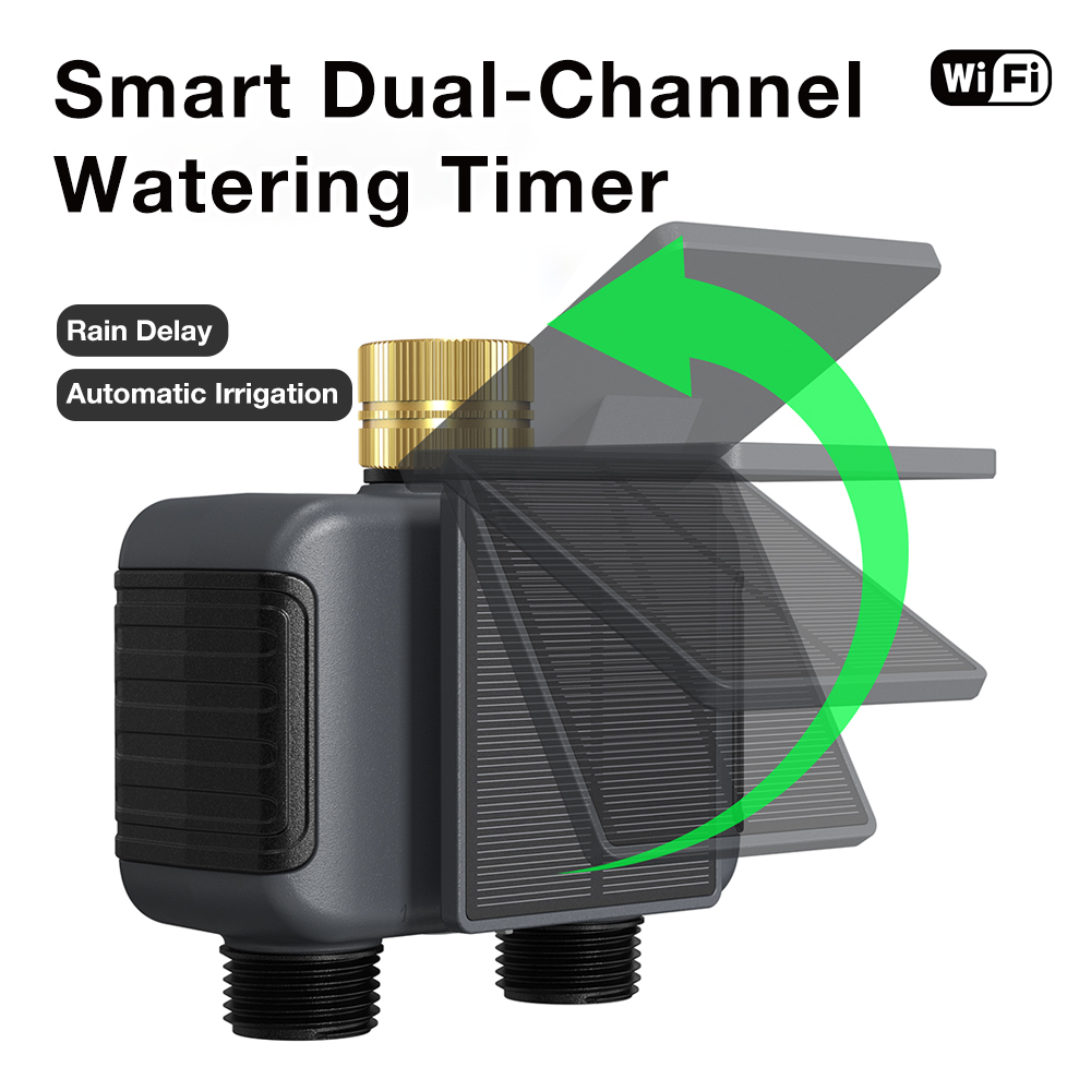 Zonne-aangedreven WiFi-irrigat - Power Zone Outdoor Timer recensie en prijs